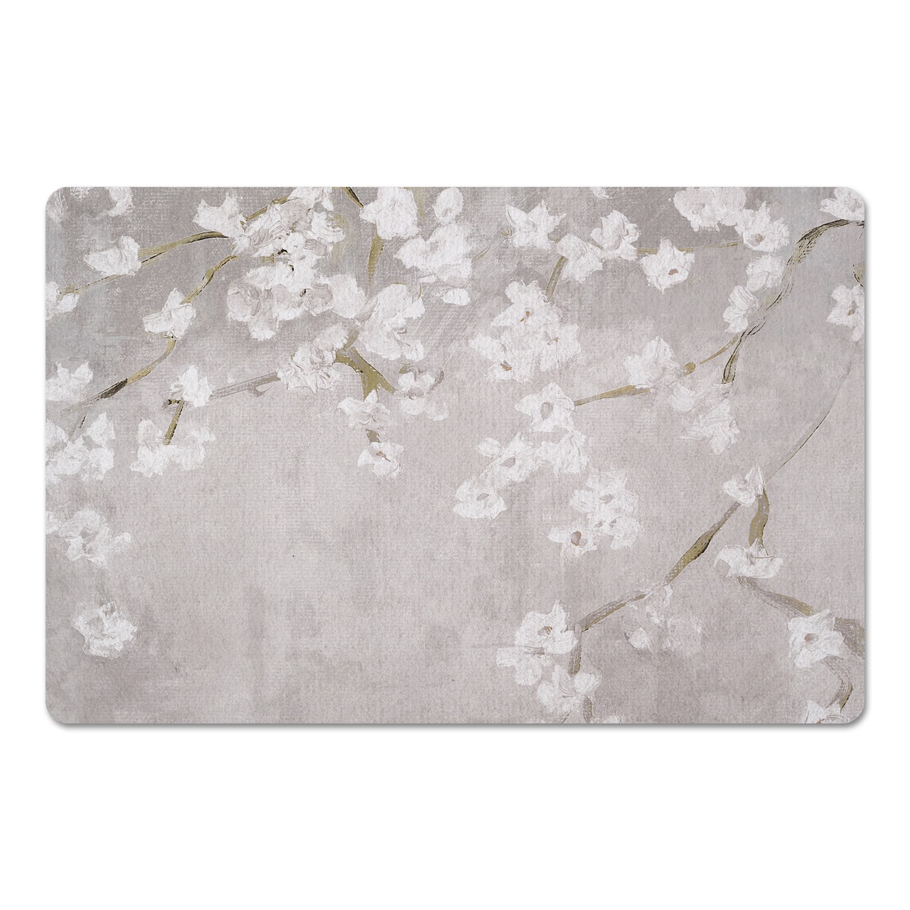 18" x 27" Transitional Floral Branches Floor Mat